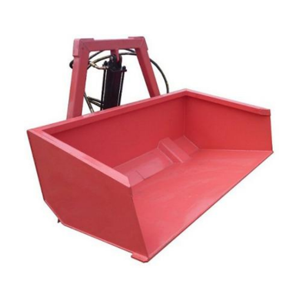 Hydraulic tipping transport box
