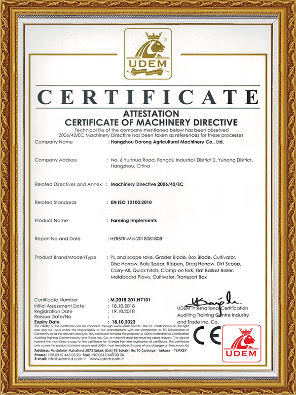 Certificates